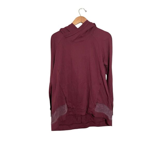 Lululemon Starting Place Hoodie Women’s Size‎ 8 Garnet Red Pullover W3ABWS - Picture 3 of 8